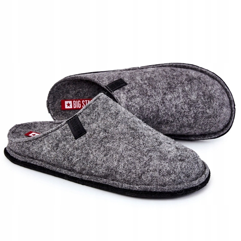 Klasické Pánské Papuče Big Star KK176001 Šedé 40