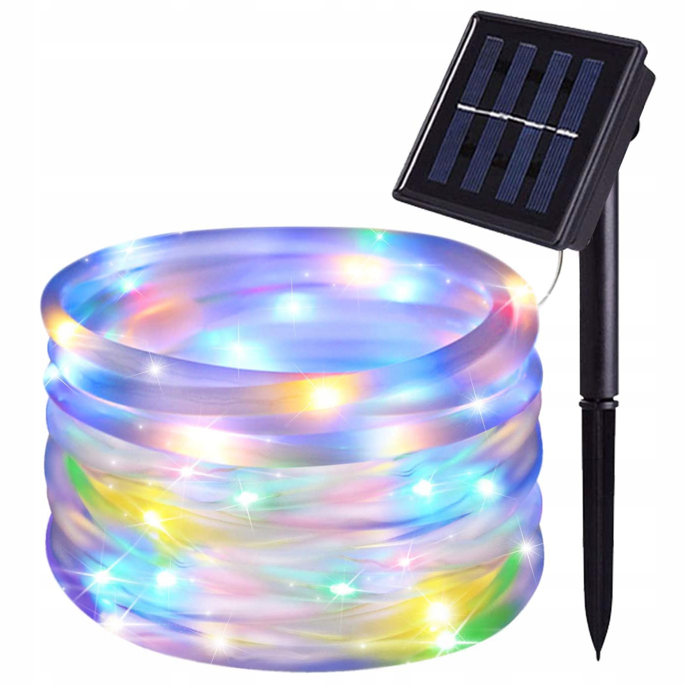 

10M 100Led Liniowe Lampki Solarne Ogrodowe Żarówka