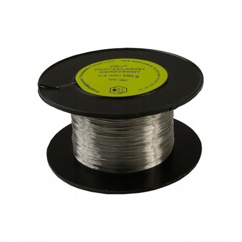 

Drut nierdzewny do ramek 0,4 mm 250g do węzy