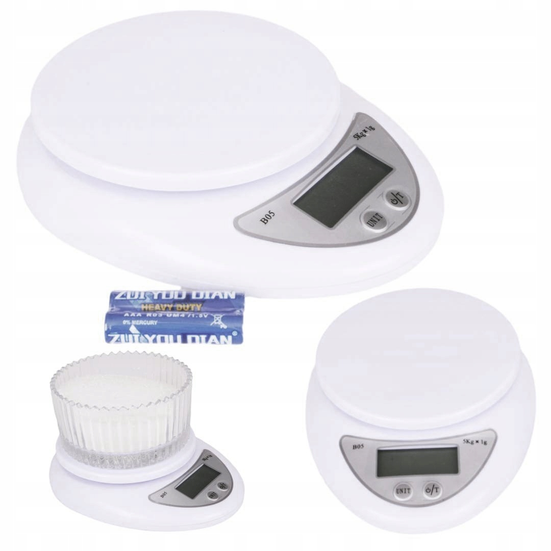 WAGA KUCHENNA Z WYŚWIETLACZEM LCD ELEKTRONICZNA 5