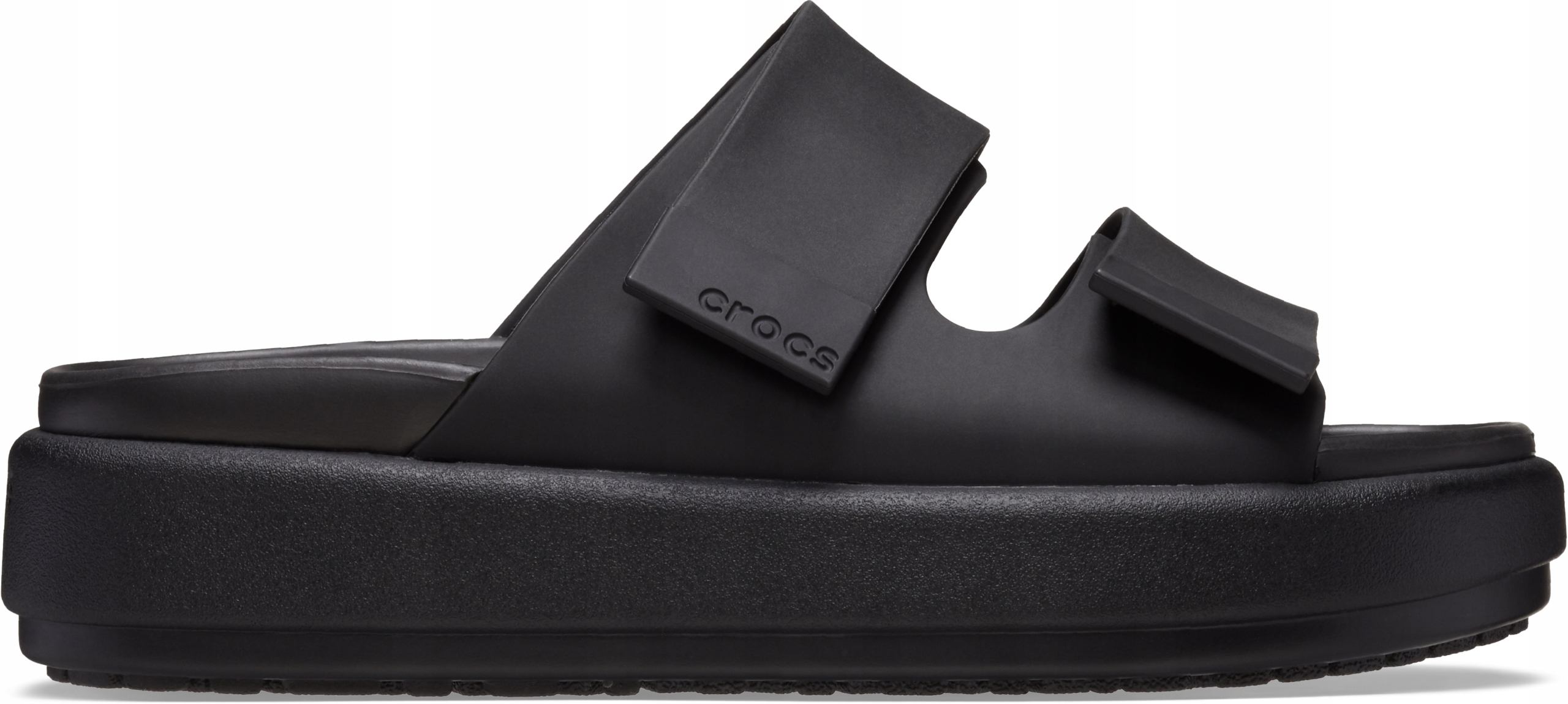 Nazouváky Crocs Brooklyn Luxe Sandal 209586 Platforma Černé 41-42 W10