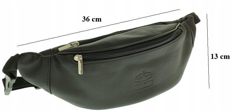 NERKA męska skórzana solidna polska CZARNA PL PROD Rodzaj biodrowa