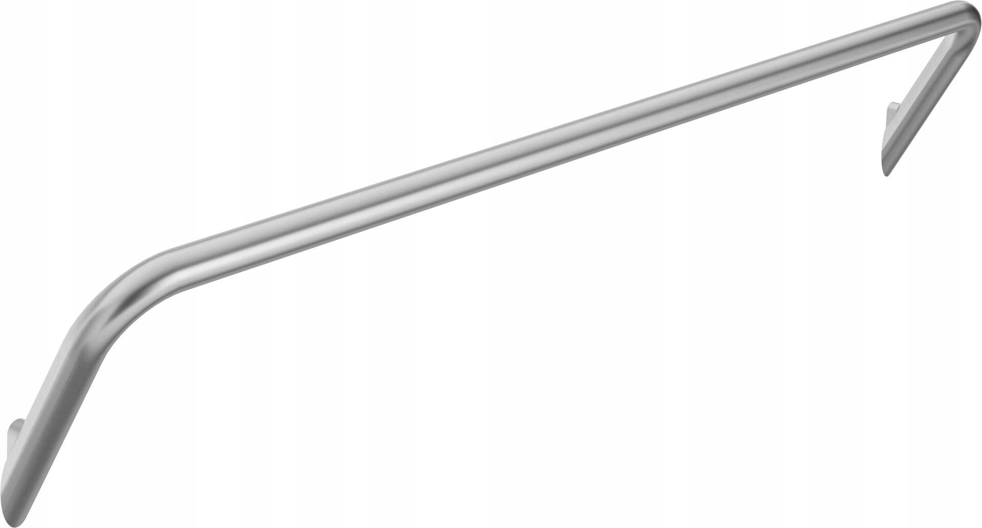 Nástenný vešiak na uterák brúsená oceľ, mosadz, 616 x 113 mm