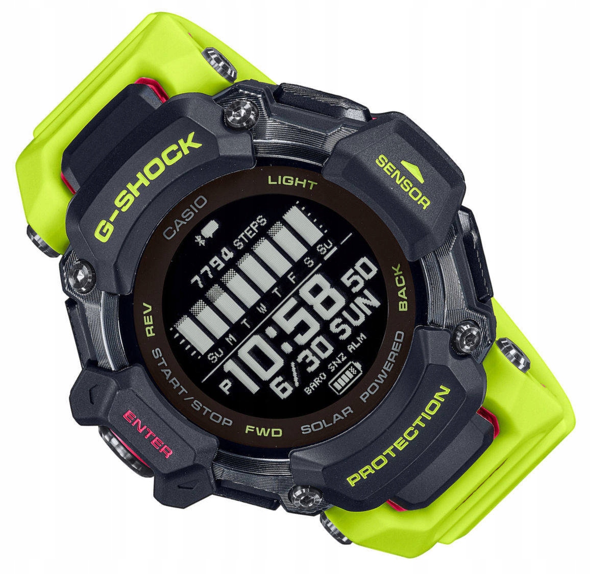 Chytré Hodinky Casio G-shock GBD-H2000-1A9 Gps Hr Bt