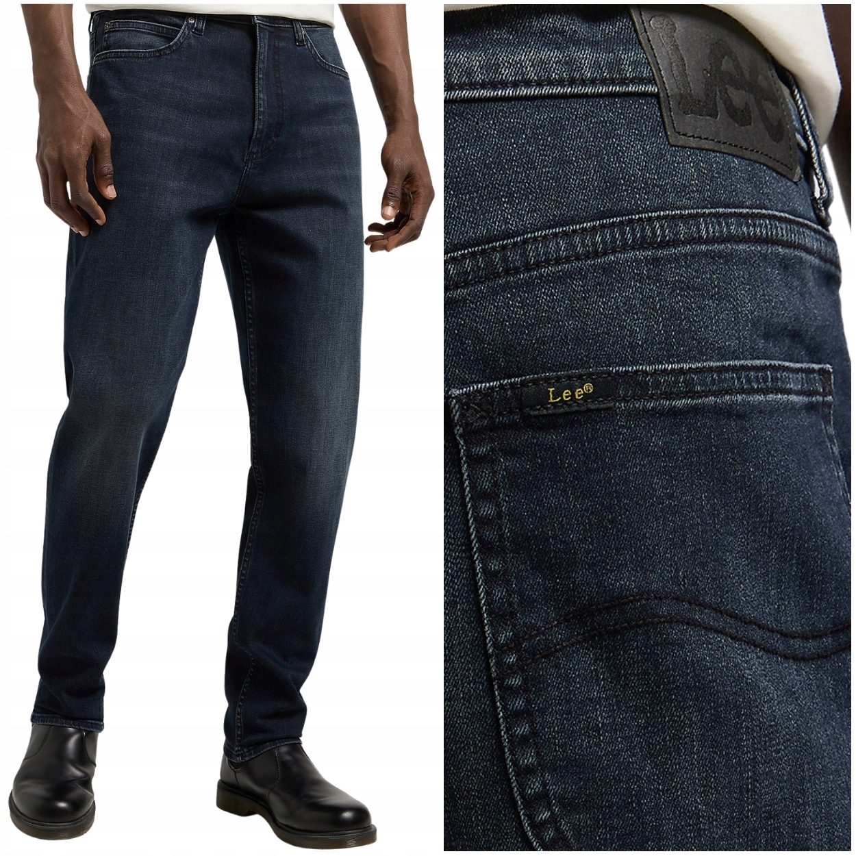 Lee Austin regular tapered Below Zero klasické džínové kalhoty W34 L34