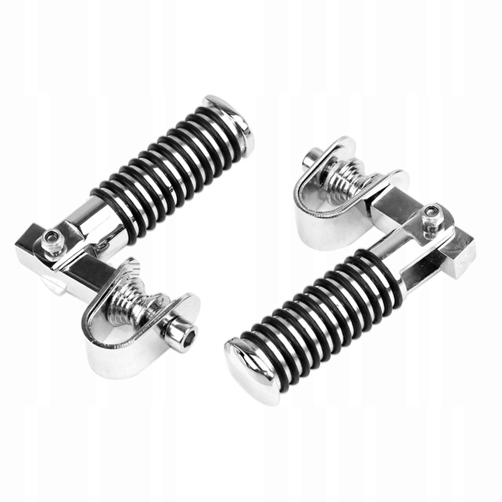 2 szt. Podnóżki motocyklowe 7/8 "podnóżki autostradowe uniwersalne Argent