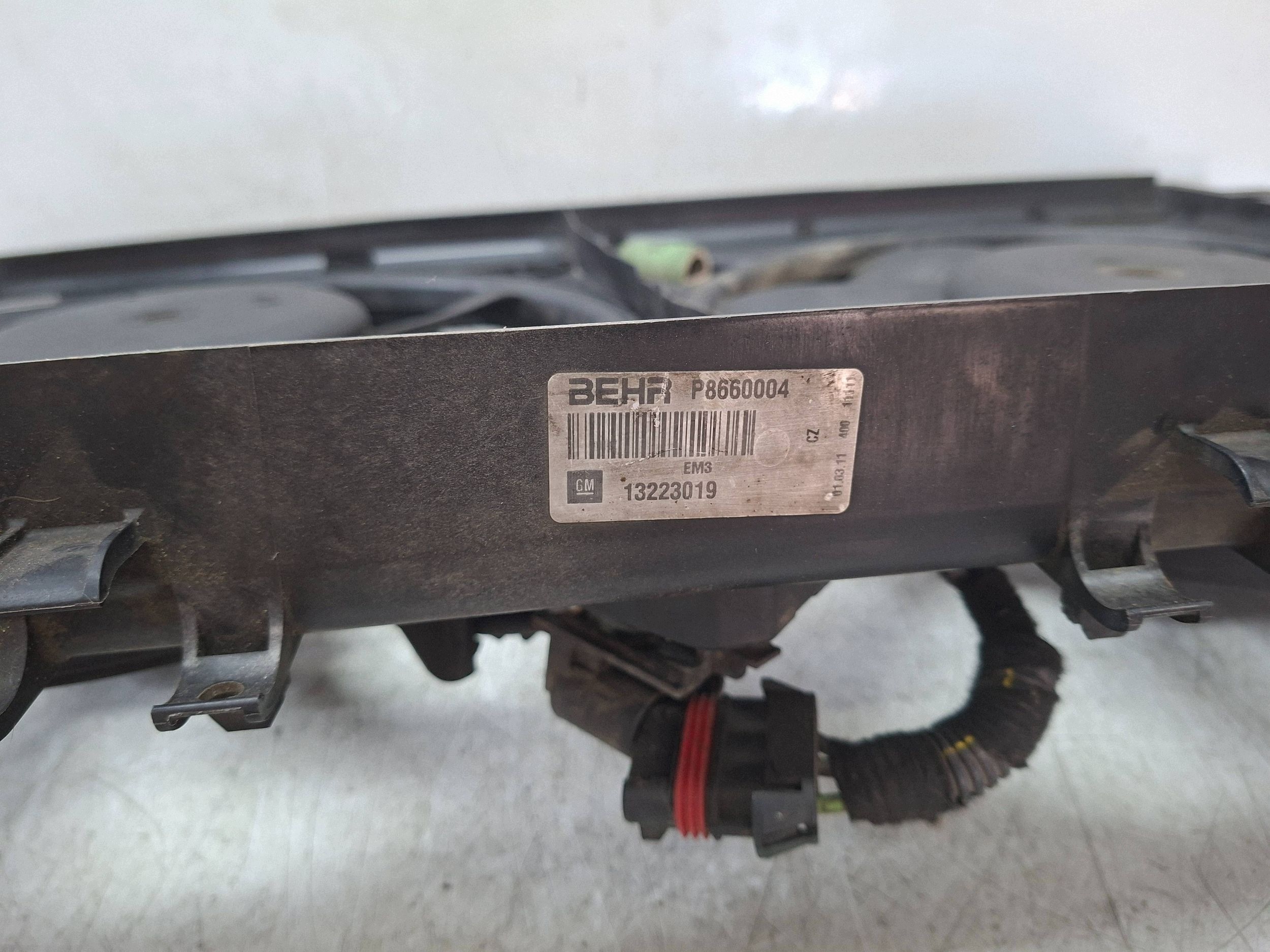 Ventilateurs Radiateur 13223019 OPEL INSIGNIA A 2.0 CDTI 2008