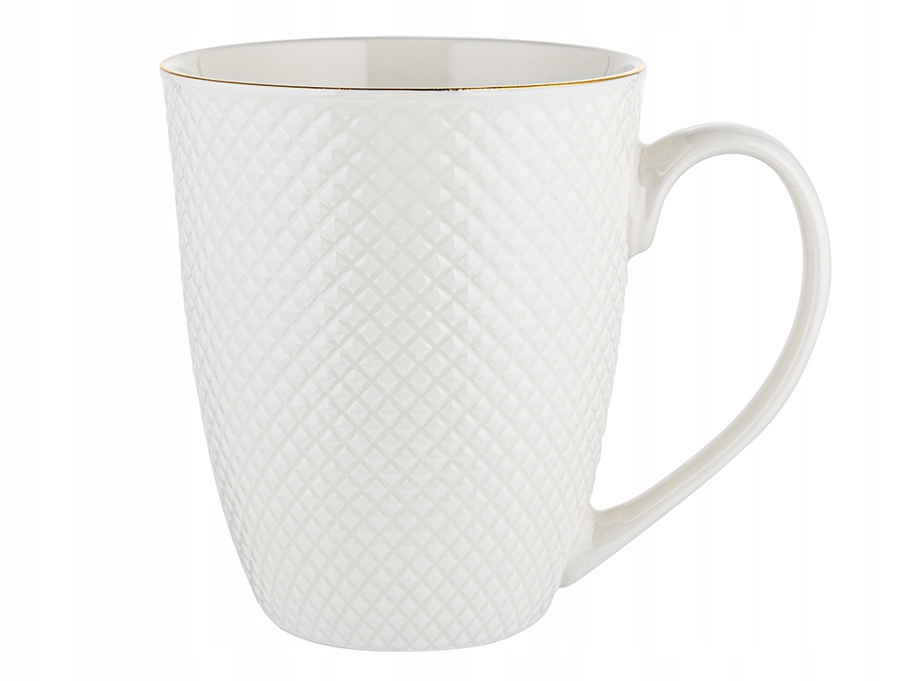 

Kubek Porcelanowy 400ML Tiffany Kremowy Florina