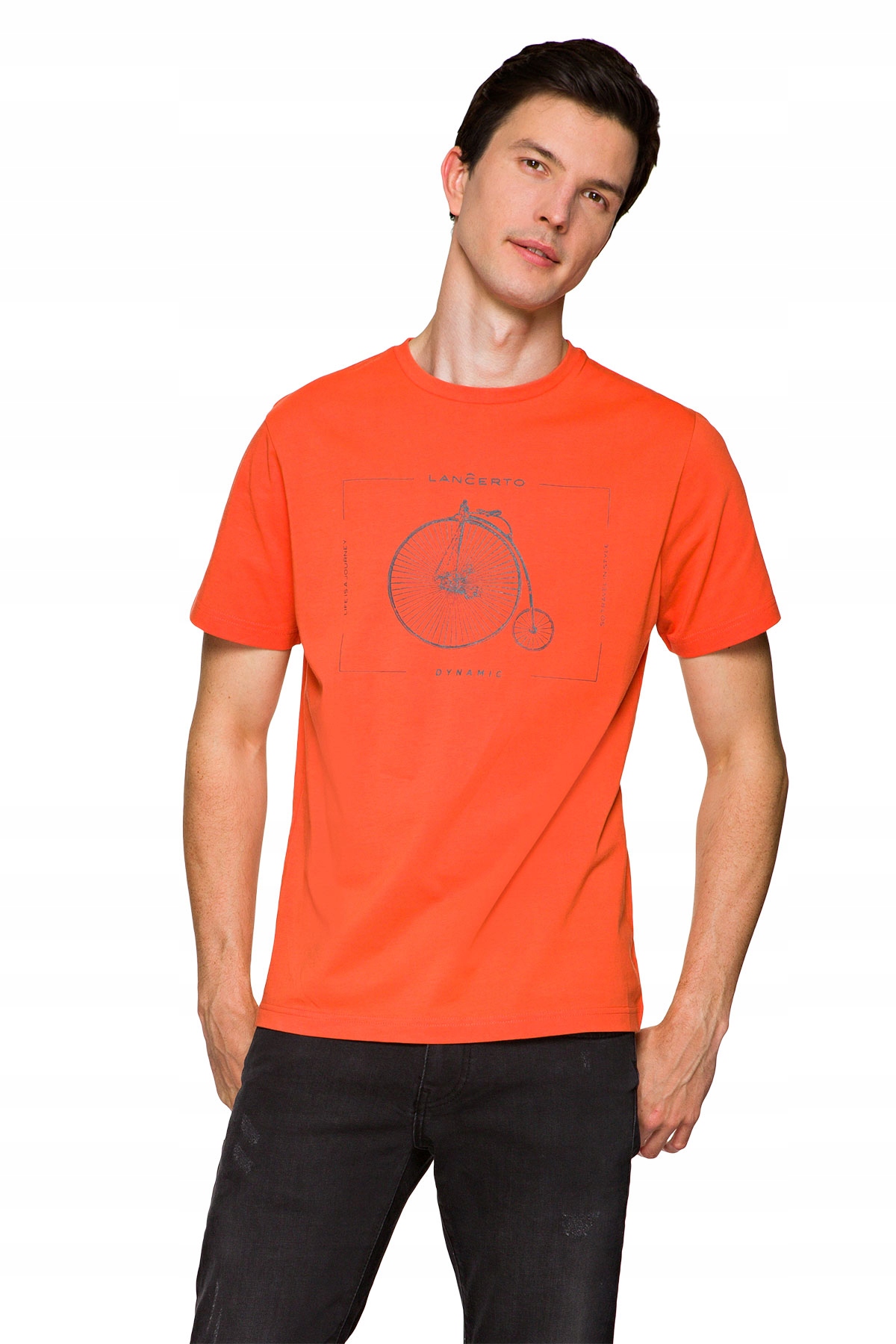 

Lancerto Koszulka T-shirt Męska Łosoś Leon XXL
