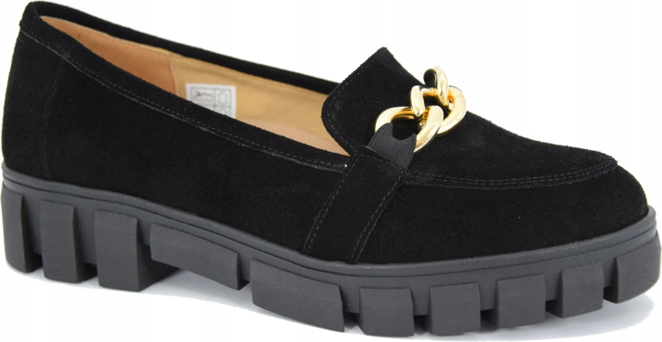 Dámské Mokasíny, Módní Polobotky, Černé P160 40