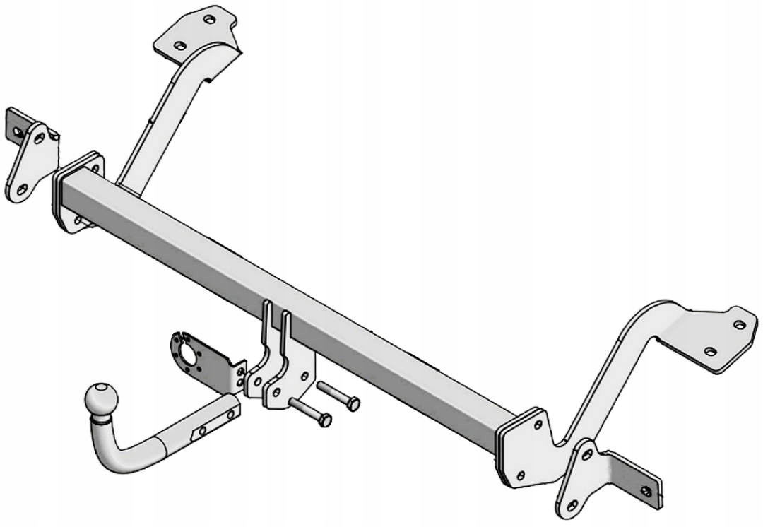 HAK-HOLOWNICZY 1600kg Berlingo Partner Combo Rifter Proace (L1) Stan opakowania zastępcze