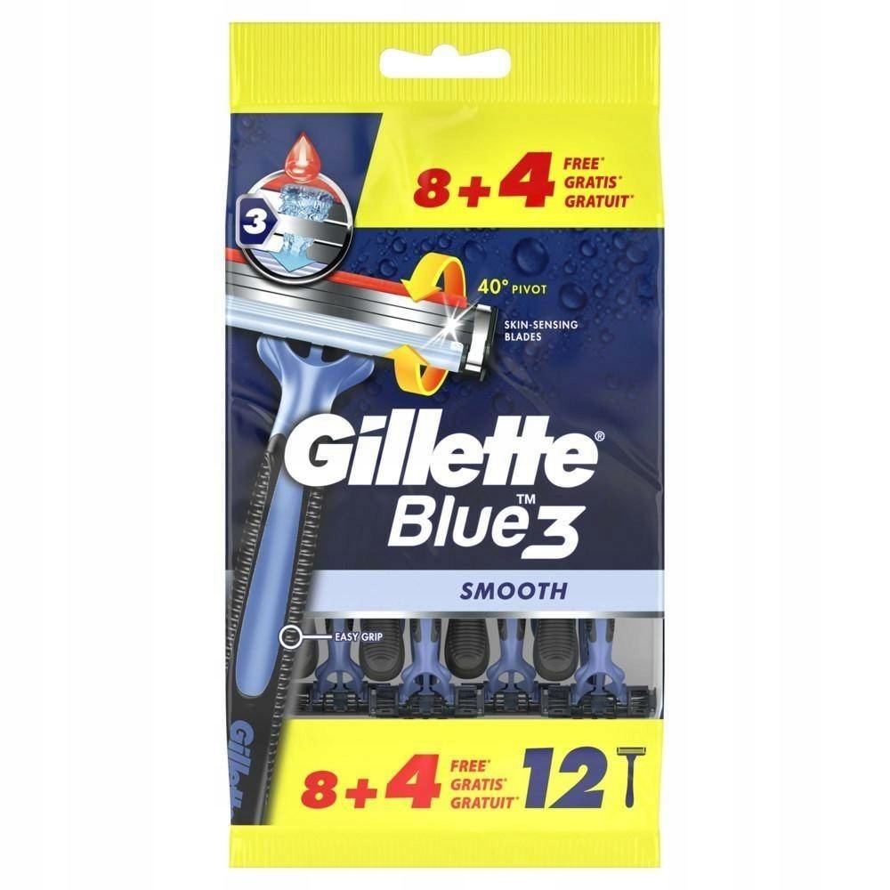 

Maszynki Do Golenia Gillette Blue 3 12szt Smooth
