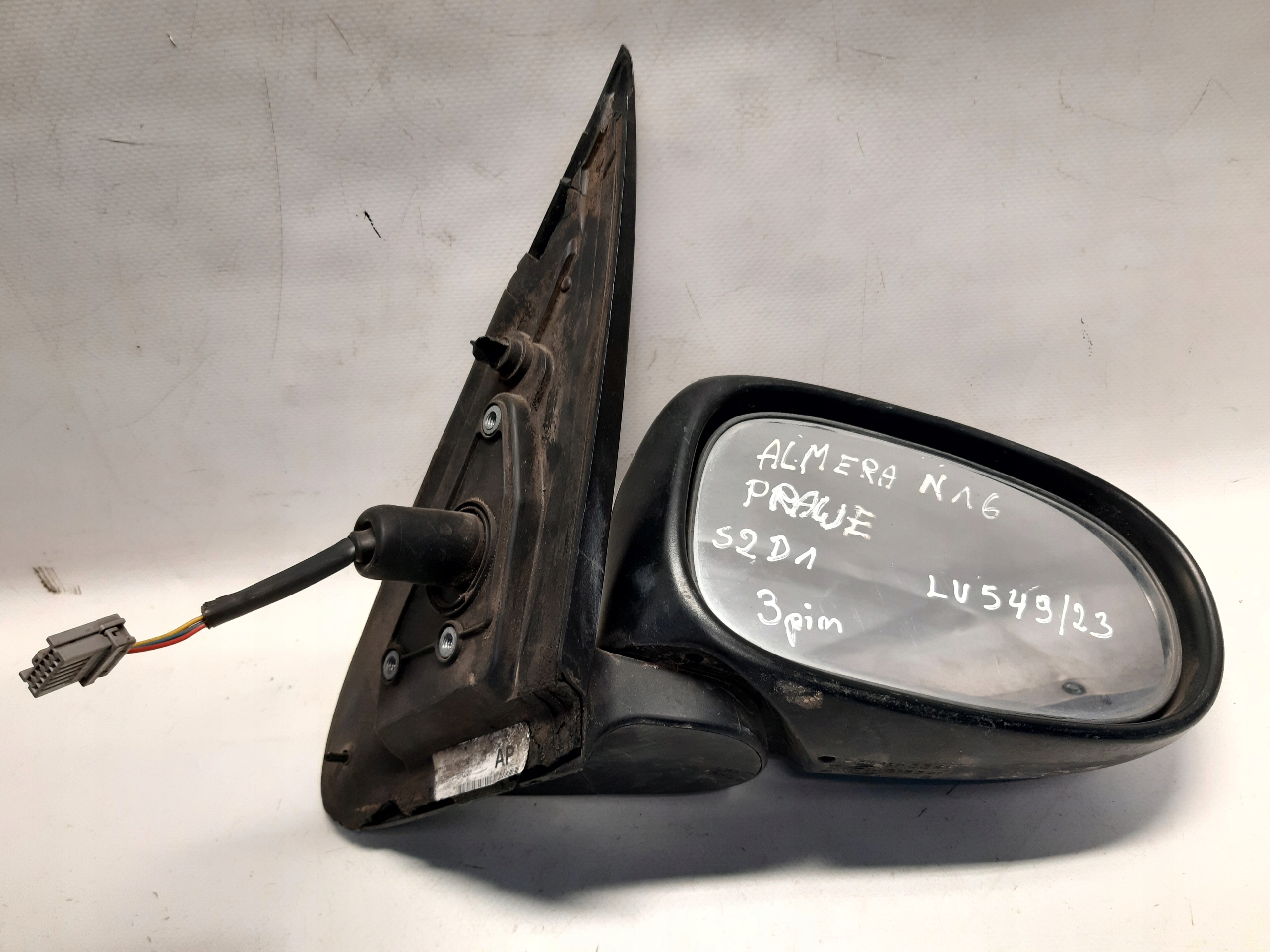 mirror electrics NISSAN ALMERA N16 right 3 PIN