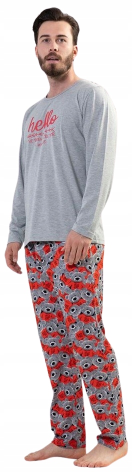 Pánské Vtipné Pyžamo Pro Medvídka, Kalhoty S Medvídkem, Pyžamo 164/170 S