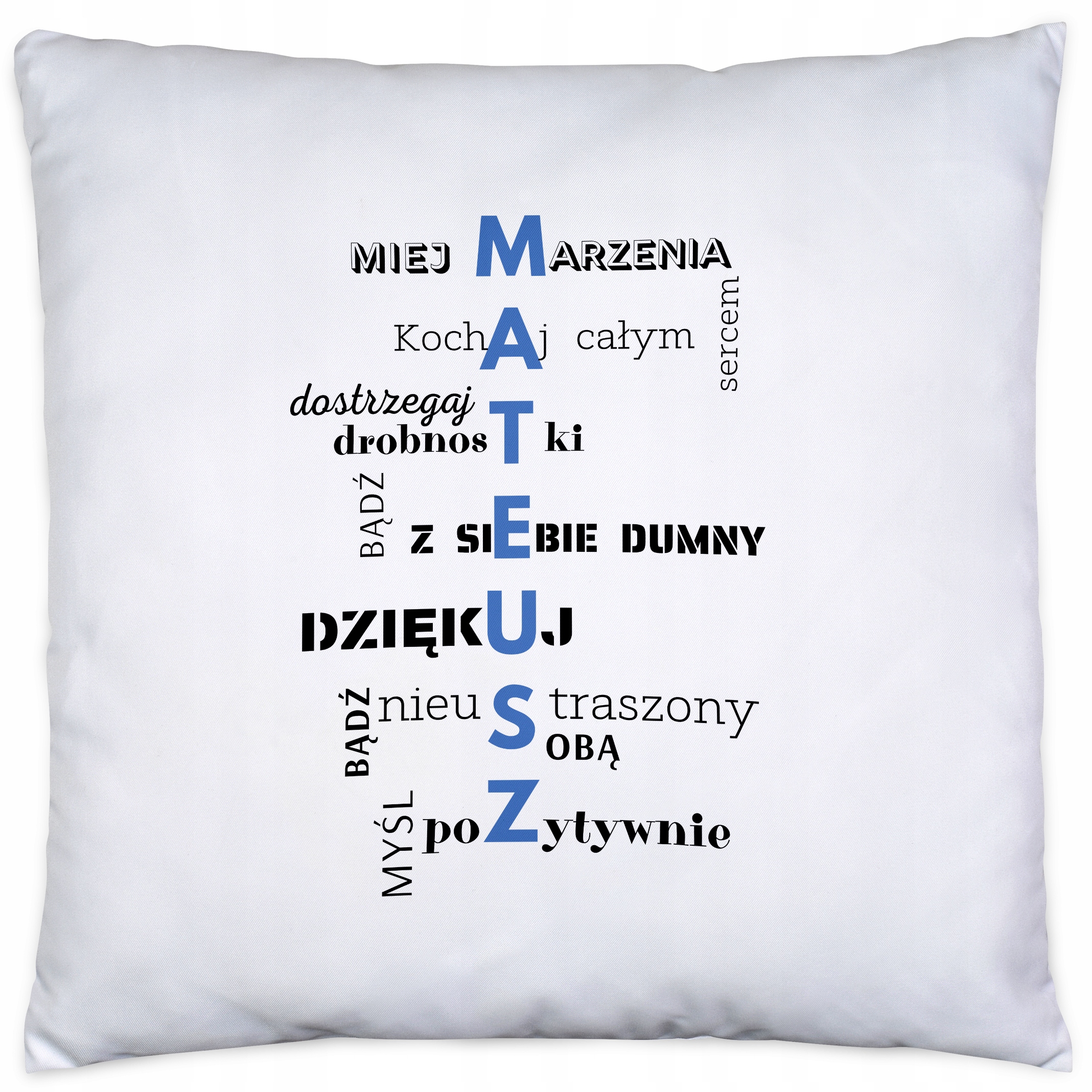 

Poduszka Motywacyjna Z Imieniem Mateusz, Mateusza