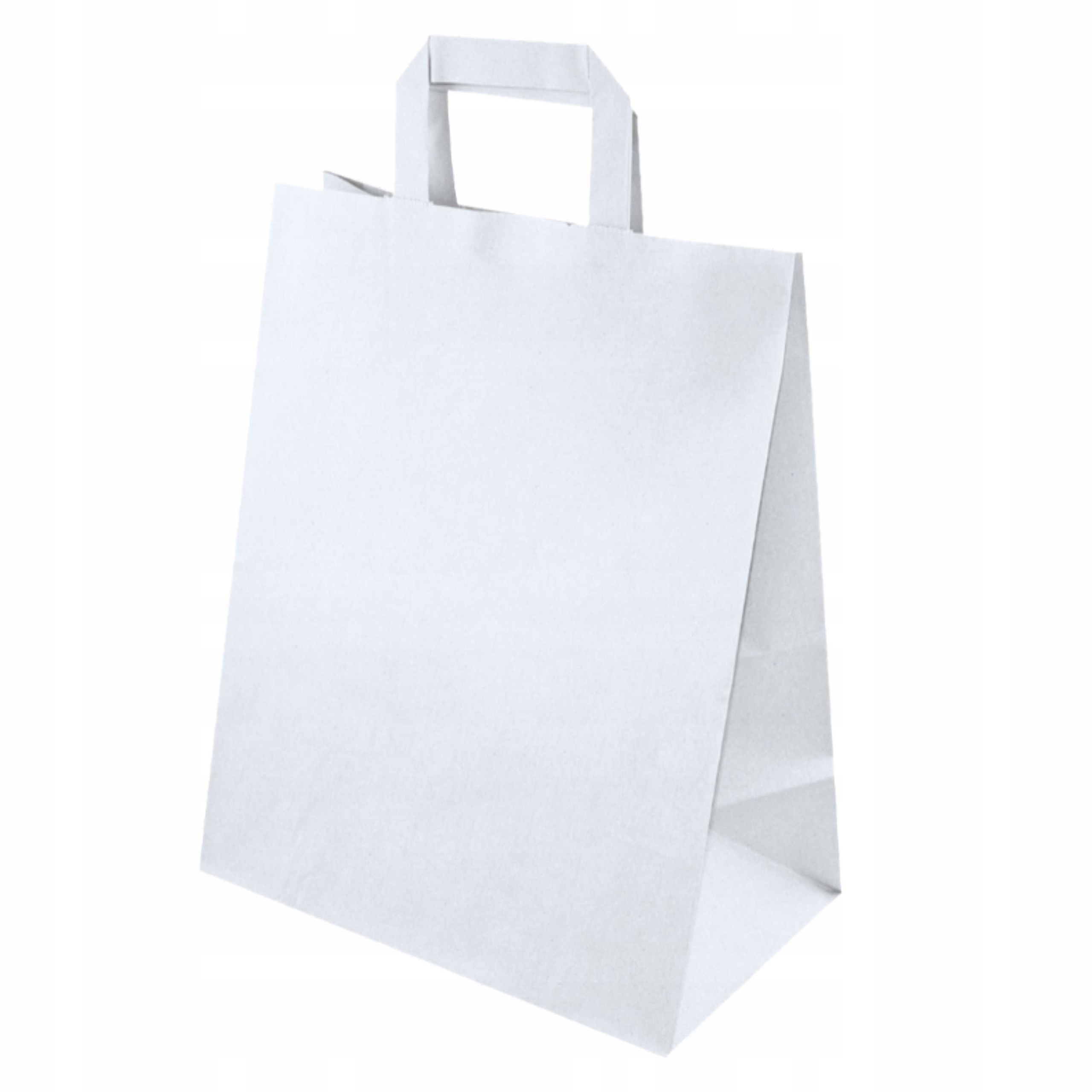 

Torebki Papierowe 32x16x39 Biała 10 sztuk Torby