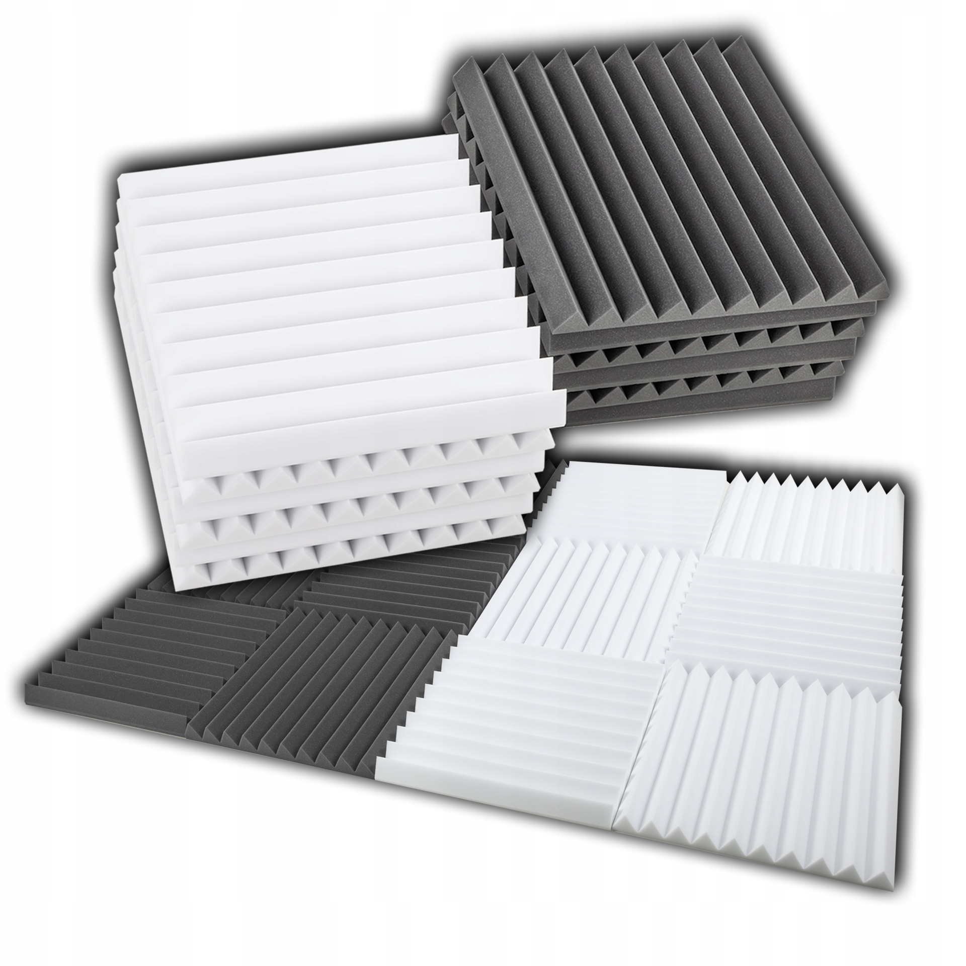 Akustická pena, mäkká špongiová podložka, kazetový trojuholník, dobrá akustika, panely