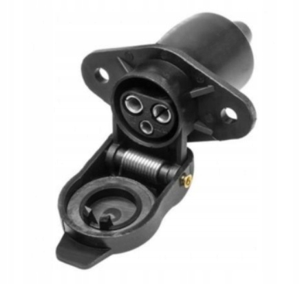 GNIAZDO ELEKTRYCZNE 3 PIN 3-BIEGUNOWE PLASTIKOWE