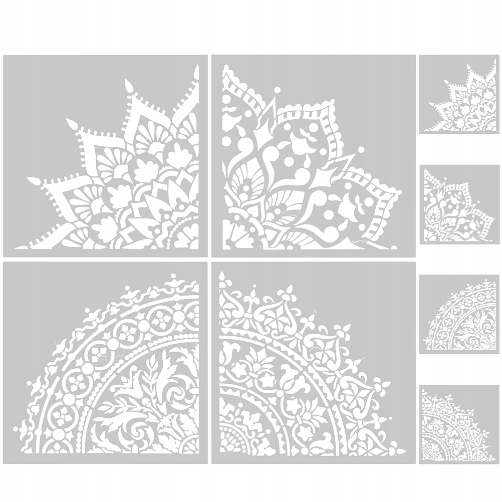 

Szablon do malowania ścian Szablony do wydrążenia 8 szt