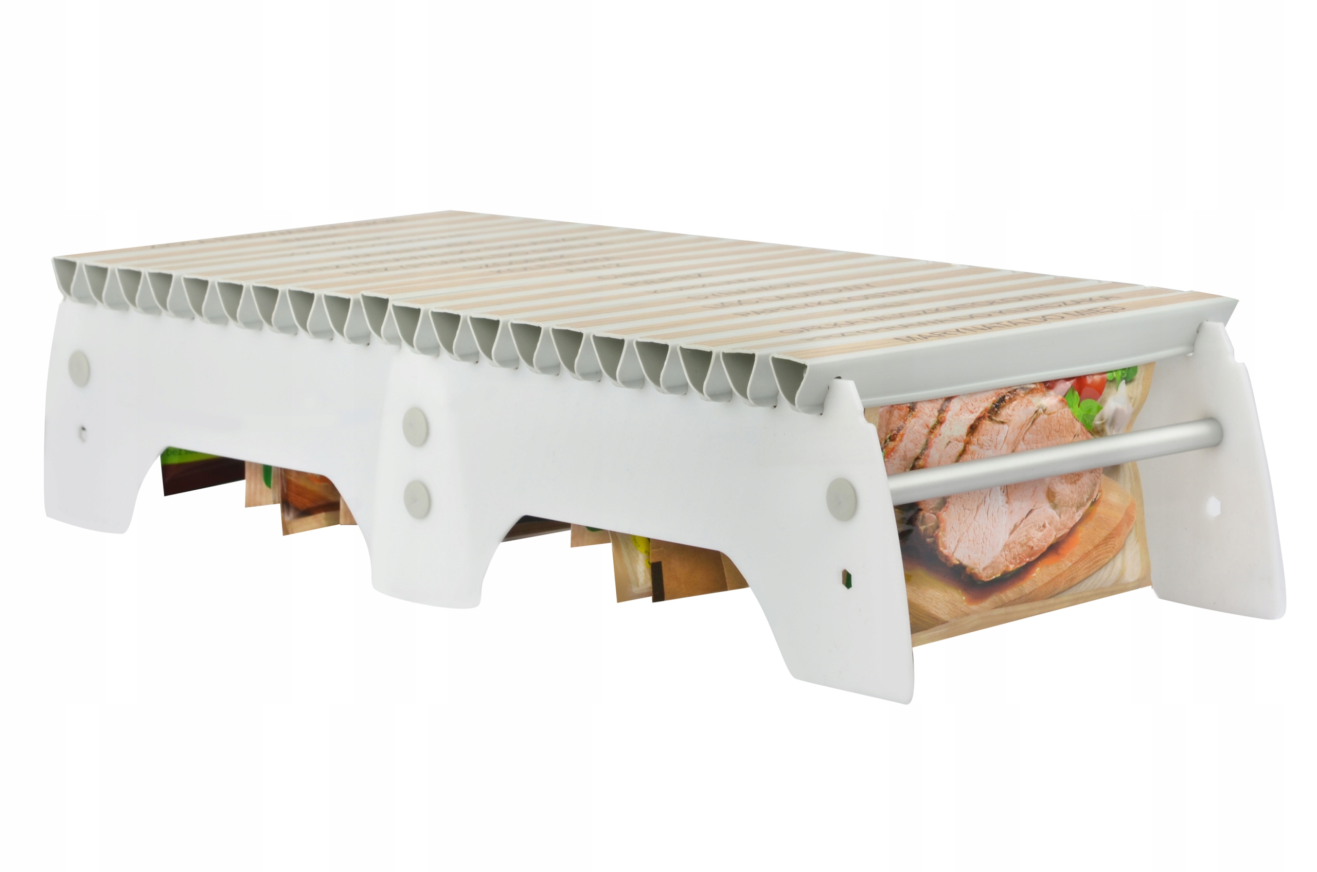 PRZYPRAWNIK COMBO NISKI biały +4 x naklejki Kolor czarny