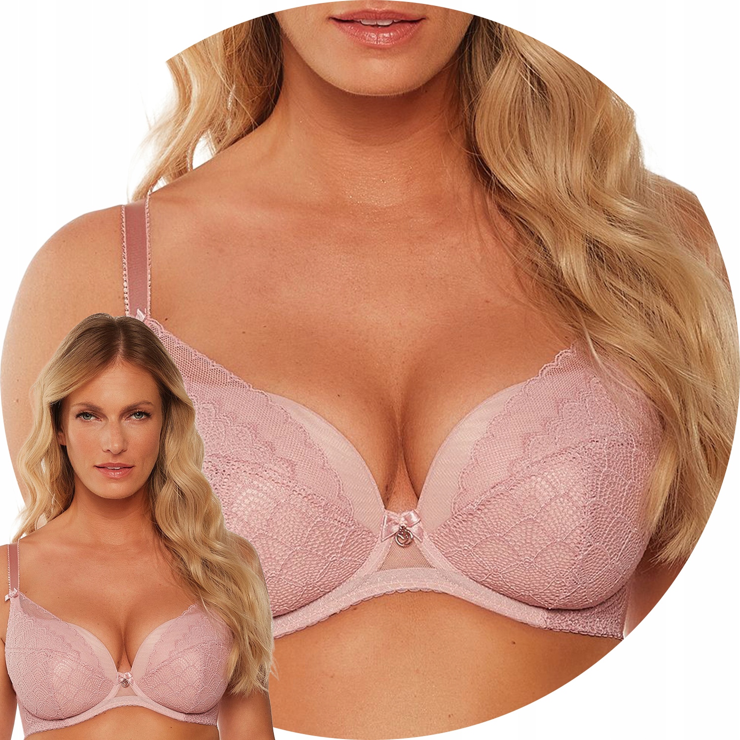 Gaia 1236 Debora Podprsenka vyztužená růžová 95B