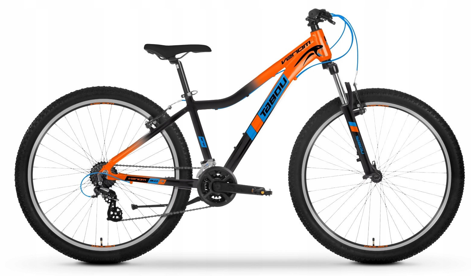 Rower Mtb Tabou Venom rama 17 cali koło 27,5 " pomarańczowy