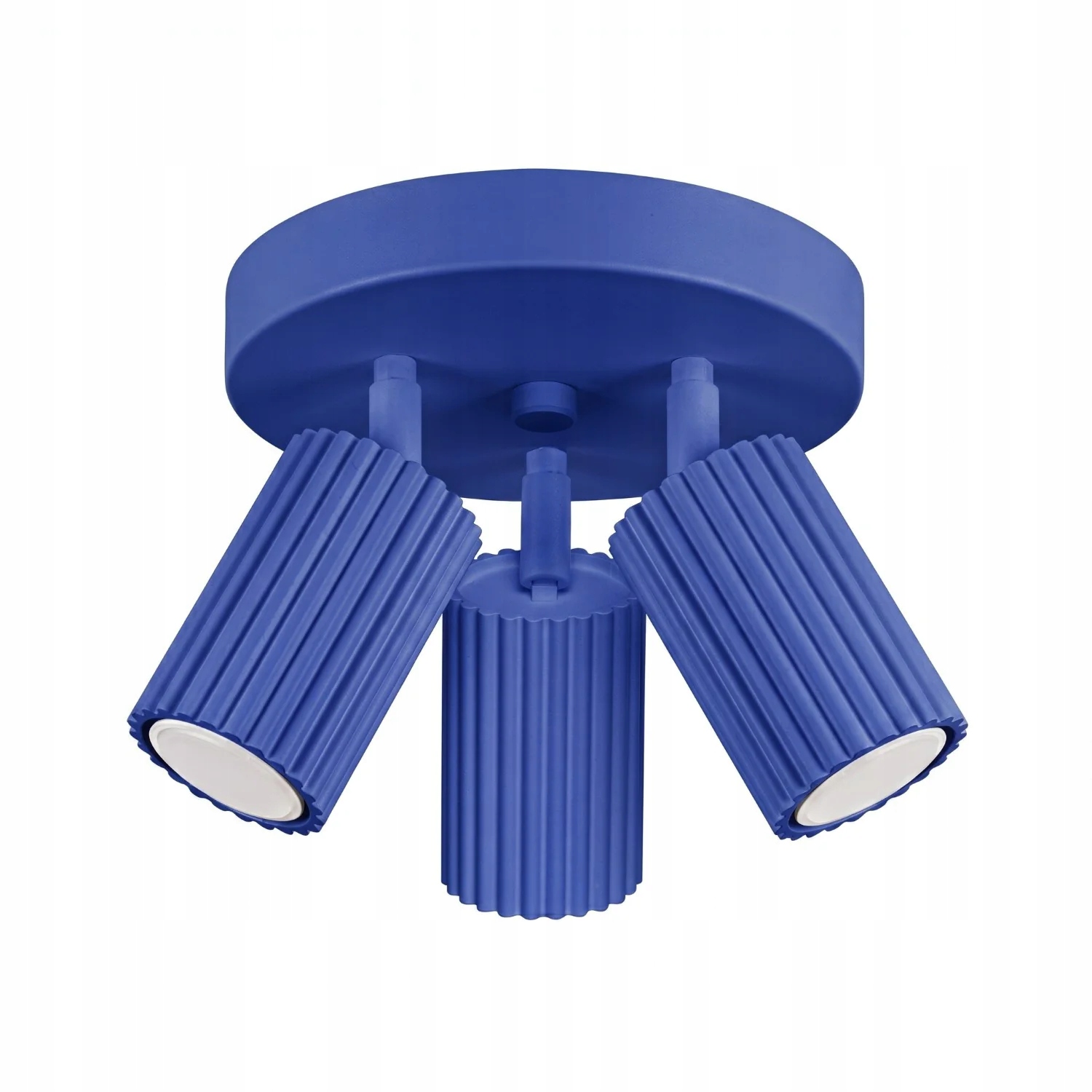 Stropná lampa Luster na 3 žiarovky ultramarínová Karbon Sollux