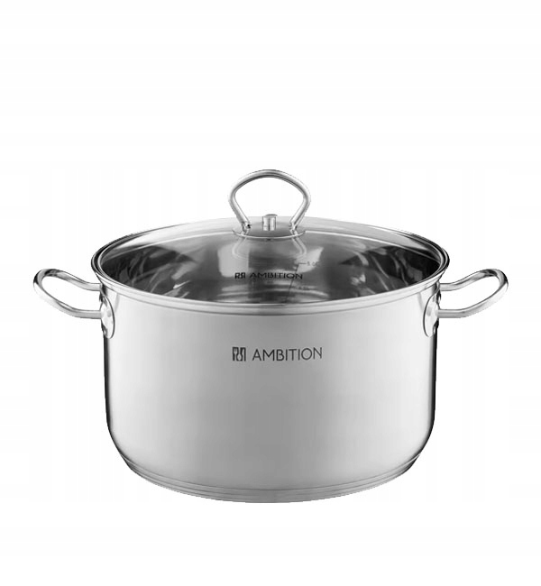 

Ambition Acero Garnek Z Pokrywką 24 CM 6,4 L Stal