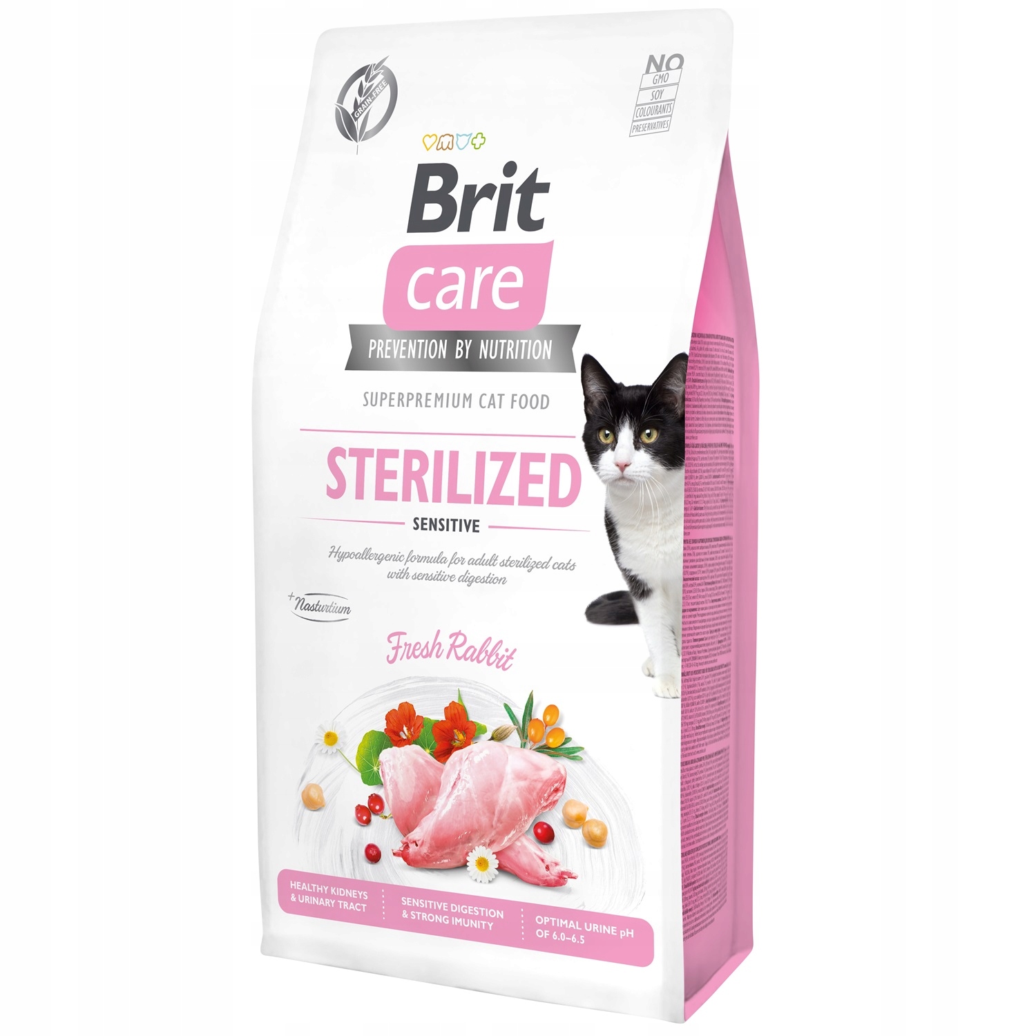 Levně Brit Care Cat Grain-Free Sterilized Sensitive Rabbit 7 kg