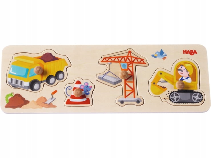 

Nakładanka puzzle Plac budowy Haba