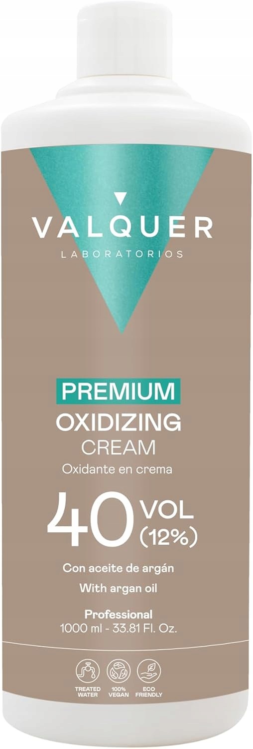 Valquer Profesionální Oxidant 12% 40 Vol Ultrakrémový 1000 ml Barvení