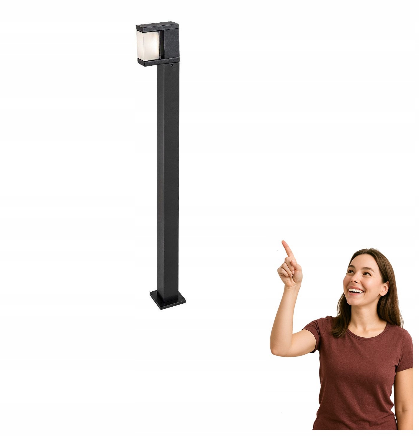 Venkovní Led sloupková zahradní lampa 10W Cubbington 77184 Rabalux