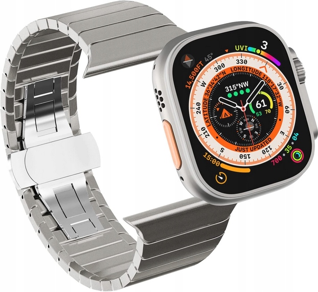 Bransoleta stalowa do Apple Watch Ultra/Series 1–9 NewWays