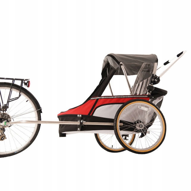 Przyczepka rowerowa Wike 3w1 Premium Double jogger Model Wike Premium Double