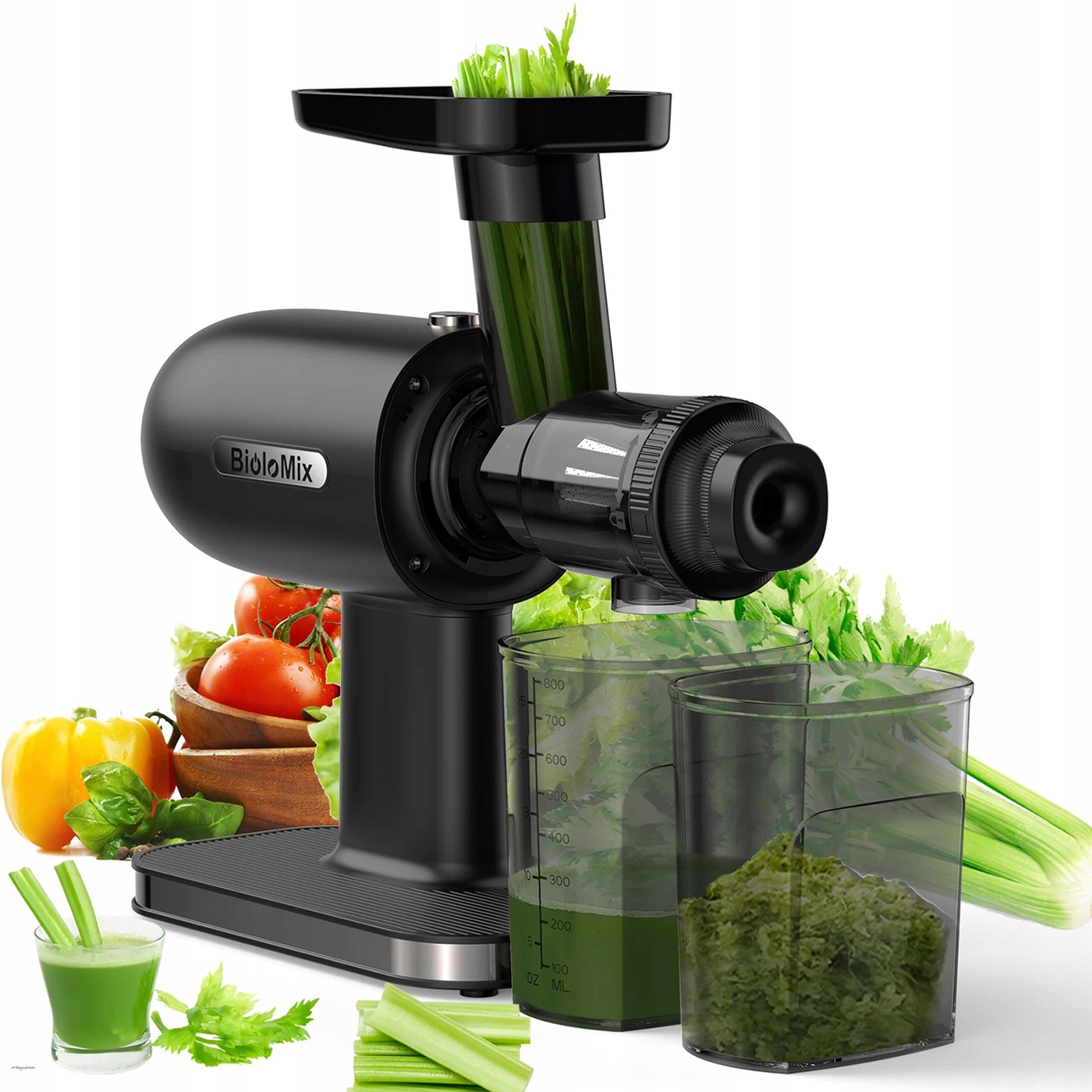 Voľneotáčkový odšťavovač Cold Press 43 Rpm Tichý Bpa Free 160 W