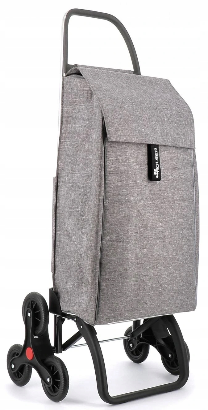 Rolser Jolie Tweed 6 nákupná taška s kolieskami do schodov, šedá