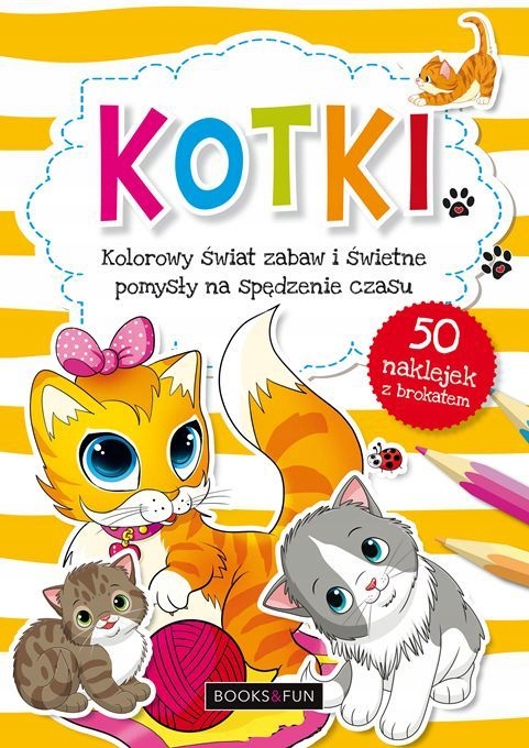 

Kolorowanka Kotki naklejki