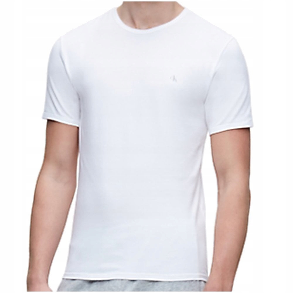 

Calvin Klein _ White T-shirt O-neck Ck logo _ M