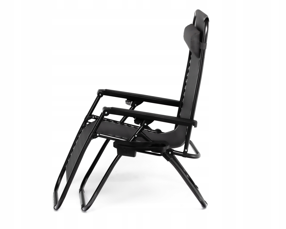 LEŻAK OGRODOWY PLAŻOWY FOTEL SKŁADANY ZERO GRAVITY TURYSTYCZNY KRZESŁO 2w1 Marka Care Life