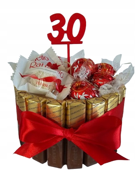 Den žen Dárkový koš Sada sladkostí Dárek Narozeniny 30 40 50