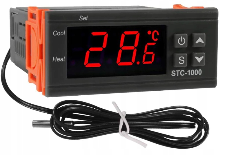 TERMOSTAT REGULATOR TEMPERATURY Z SONDĄ STC-1000