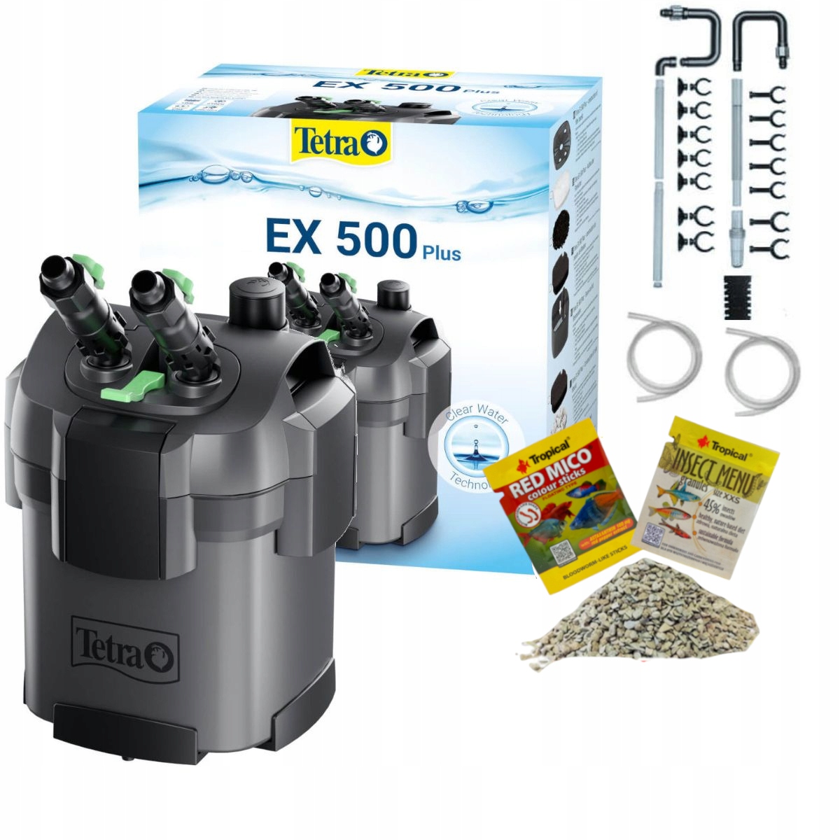 Tetra EX-500 Plus Filtr zewnętrzny gratisy