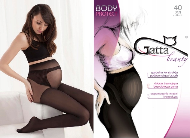 

Rajstopy Ciążowe Gatta Body Protect 40DEN 2-S nero