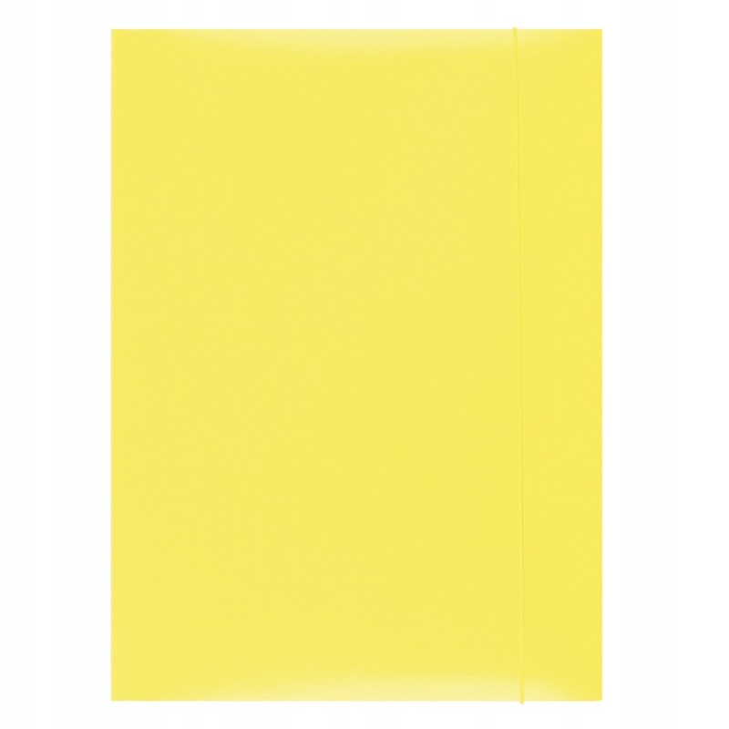 

Teczka z gumką karton A4 300gsm 3-skrz żółta