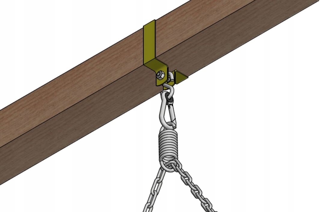 HAK HUŚTAWKOWY Z OBEJMĄ 100 x 100 mm Rodzaj mocowanie