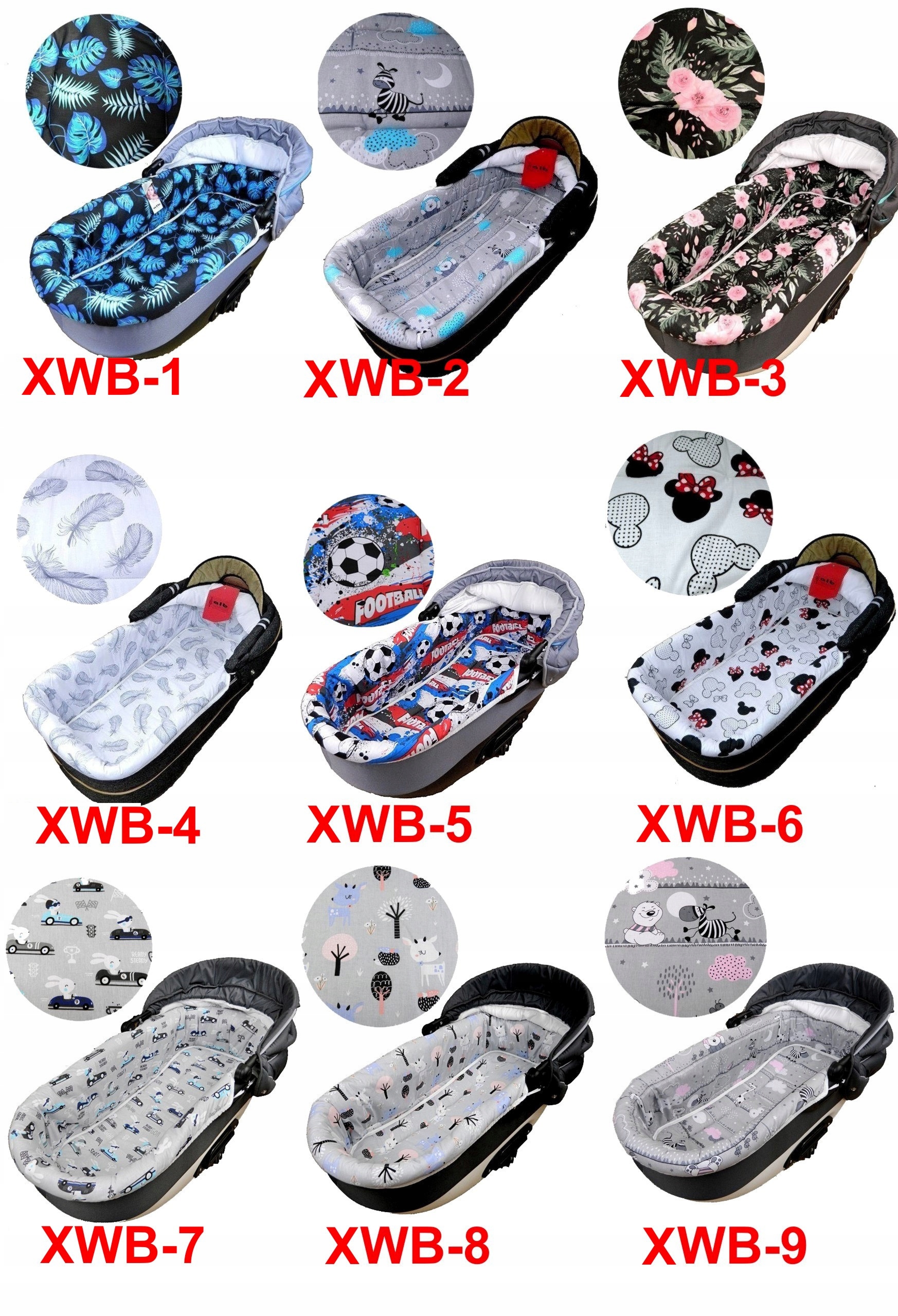 OCHRANIACZ do Gondoli + Materac + Podusia 2 strony Marka ALB