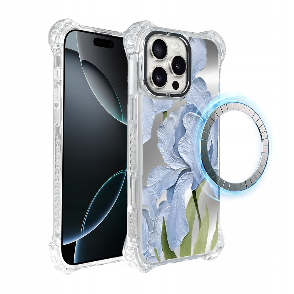 Pouzdro pro iPhone 16 Pro Max Ibizu DropGuard Ultra s MagSafe, modrý iris