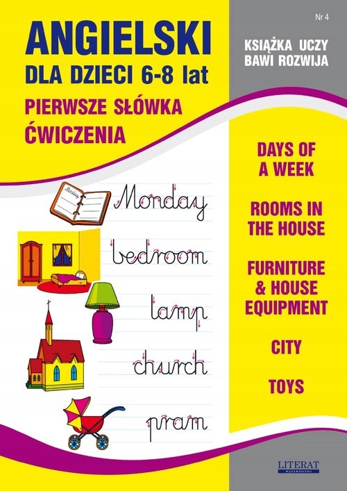 ANGIELSKI DLA DZIECI 6-8 LAT. Pierwsze słówka. Ćwiczenia.