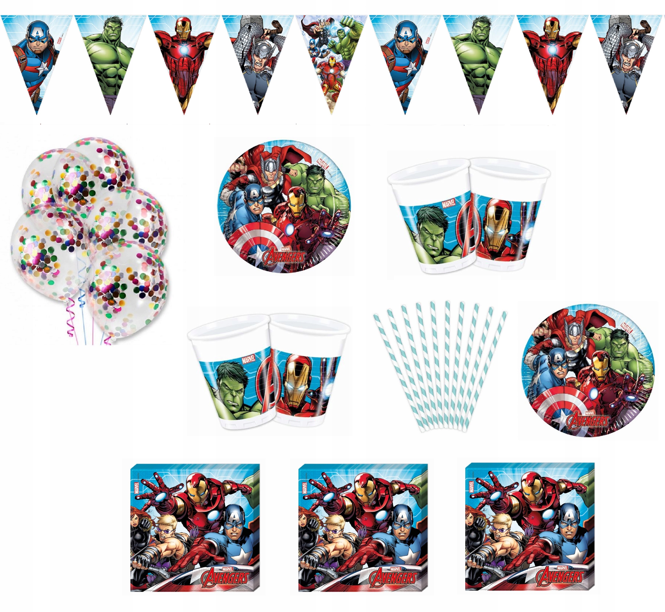 Zestaw urodzinowy Mighty Avengers nr 2 Pojemność 250 ml