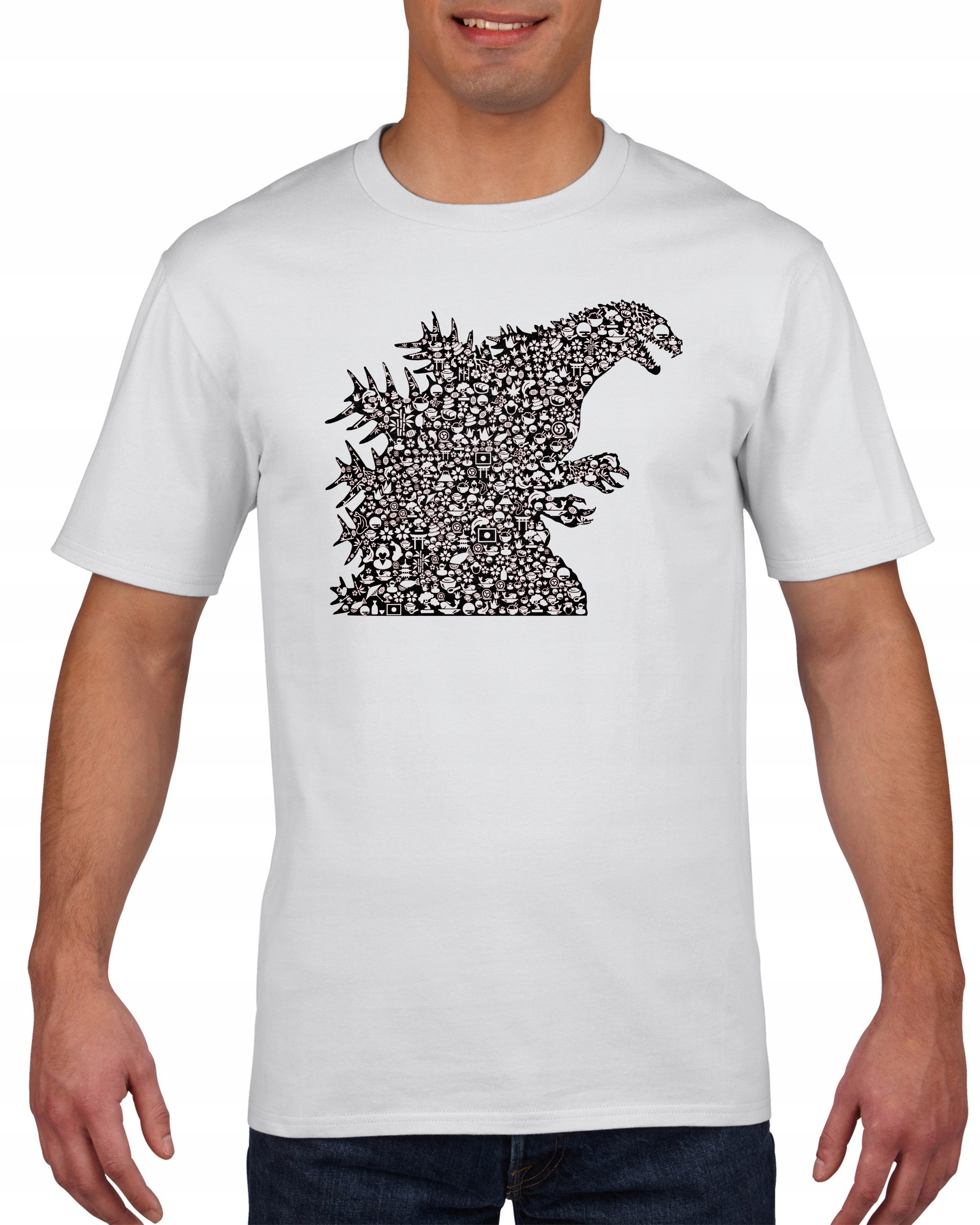 

Koszulka męska Godzilla M